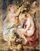 Peter Paul Rubens Ceres and Two Nymphs with a Cornucopia France oil painting artist